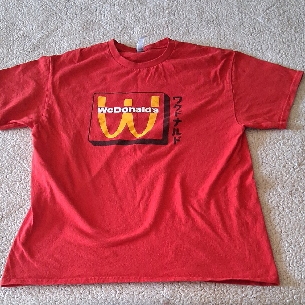 Gildan Mcdonalds Red Short Sleeve Tee